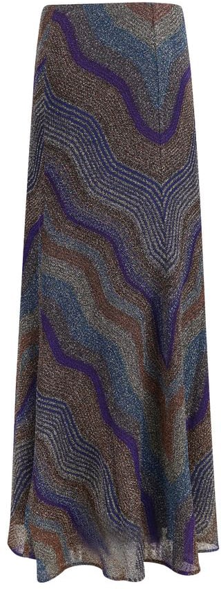 Missoni Multicolor Viscose Long Skirt