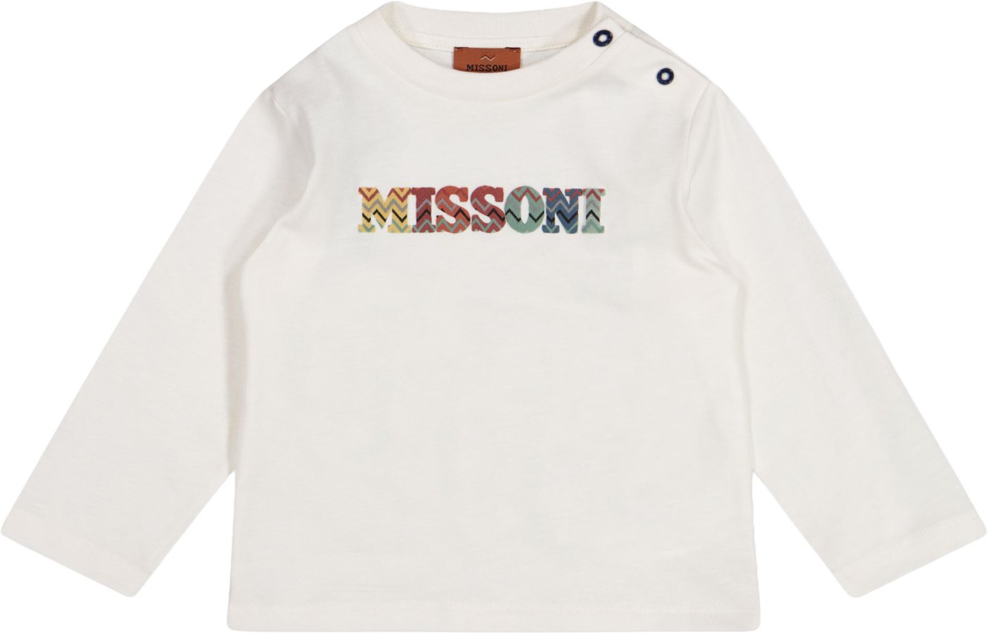 Missoni Baby Jongens T-Shirt In Off White