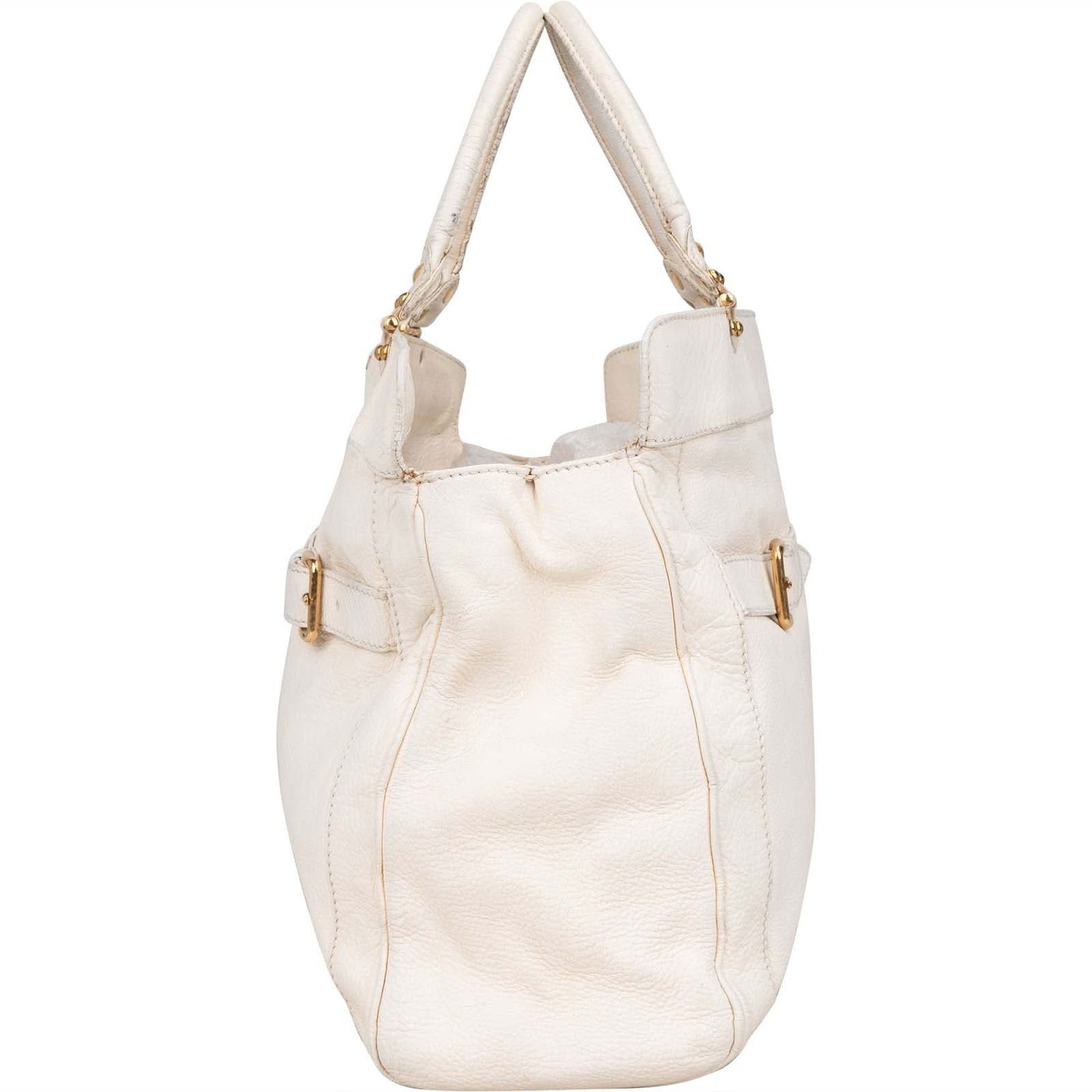 Miu Miu Blancoi Vitello Daino Satchel Handbag