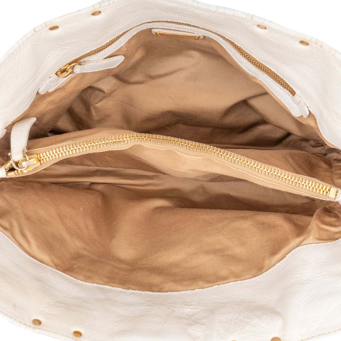 Miu Miu Blancoi Vitello Daino Satchel Handbag