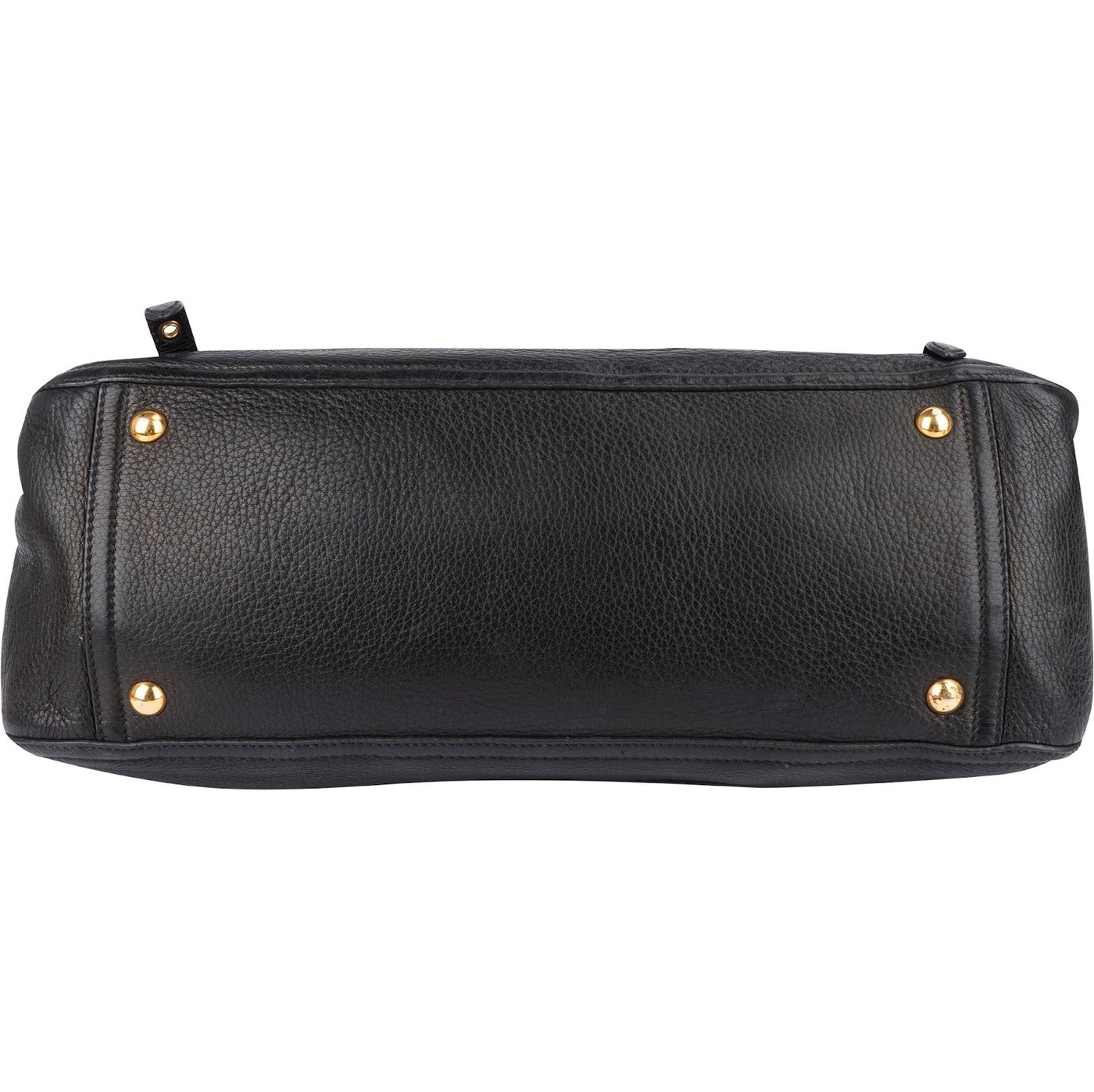 Miu Miu Vitello Lux Leather Coffer Satchel Handbag