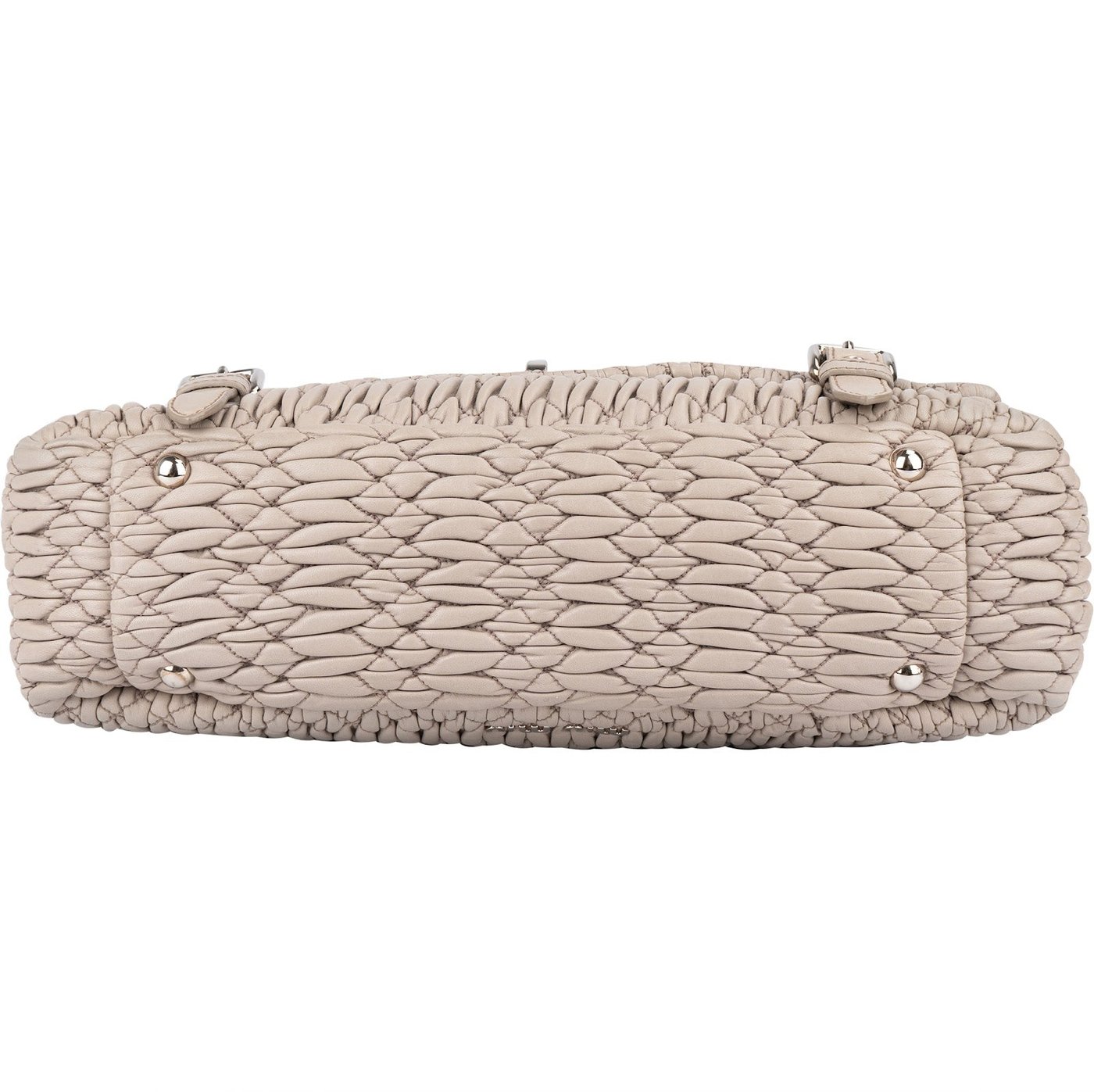 Miu Miu Quilted Leather Coffer Handbag