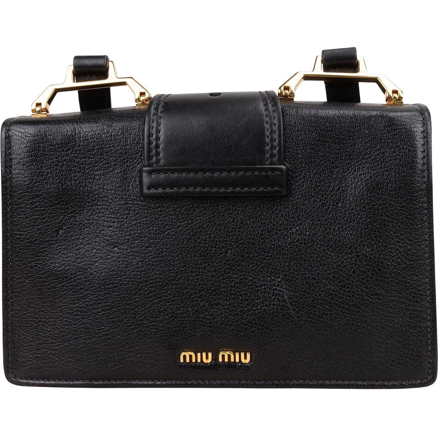 Miu Miu Madras Crystal Leather Crossbody Bag