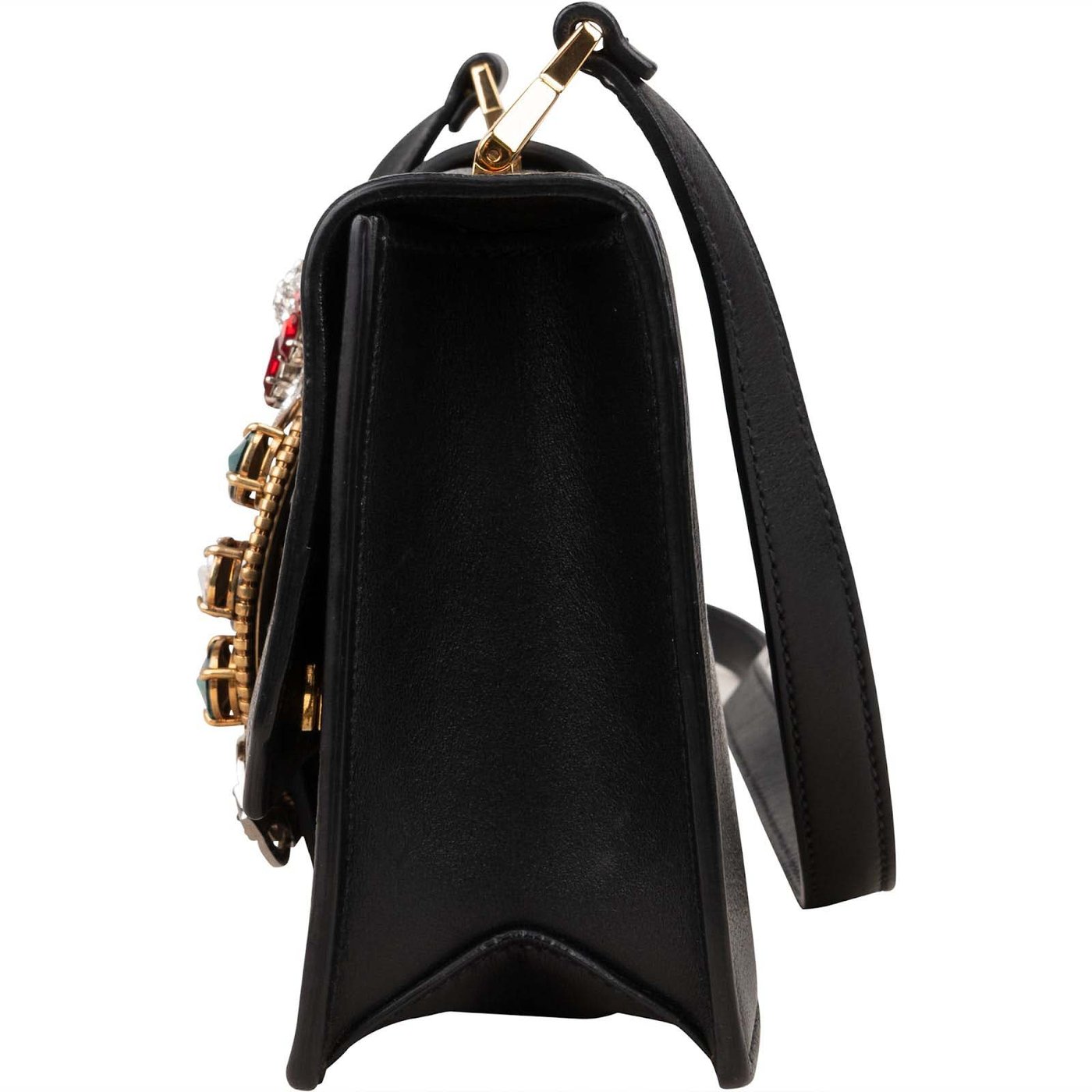 Miu Miu Madras Crystal Leather Crossbody Bag