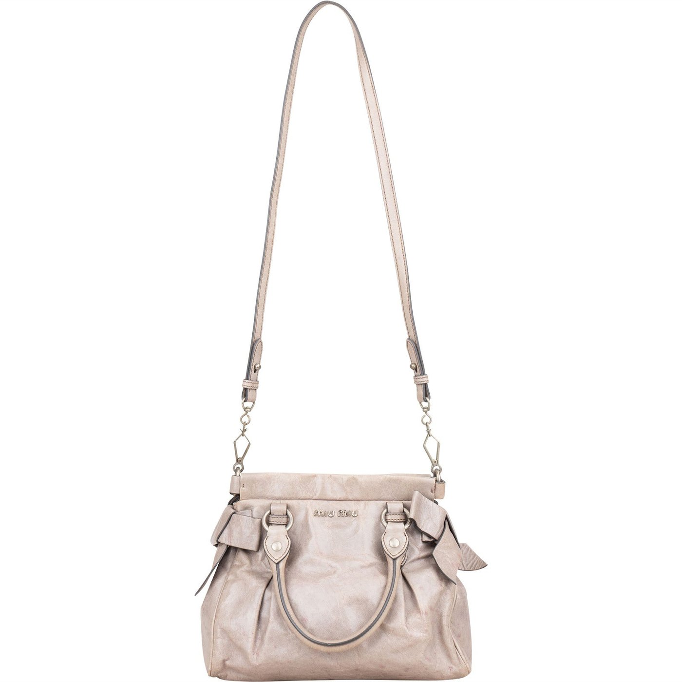 Miu Miu Vitello Lux City Handbag