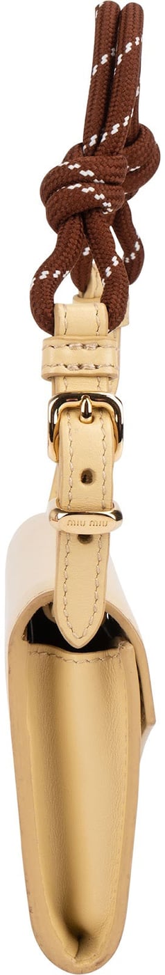 Miu Miu Soft Calf Leather Mini Wallet Handbag