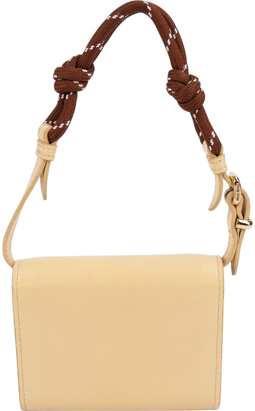 Miu Miu Soft Calf Leather Mini Wallet Handbag