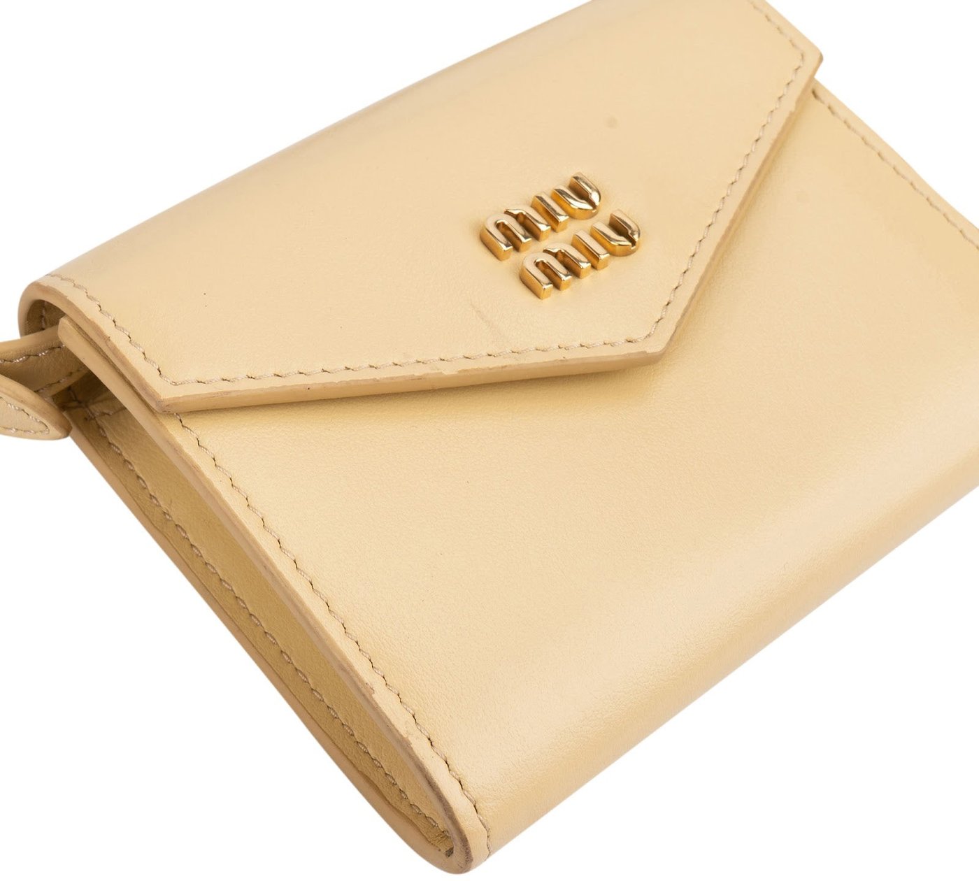 Miu Miu Soft Calf Leather Mini Wallet Handbag