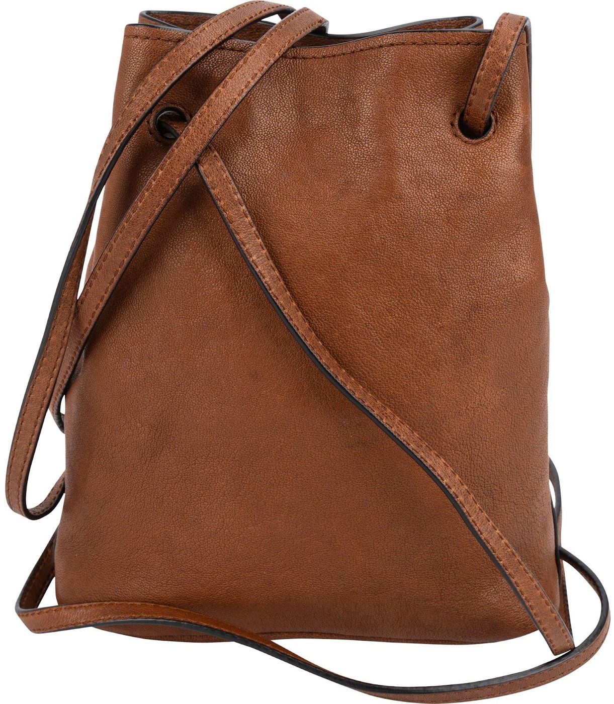 Miu Miu Calfskin Leather Mini Drawstring Bucket Crossbody Bag
