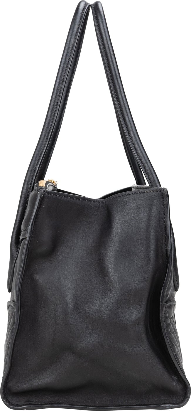 Miu Miu Quilted Nappa Leather Chevron Biker Handbag