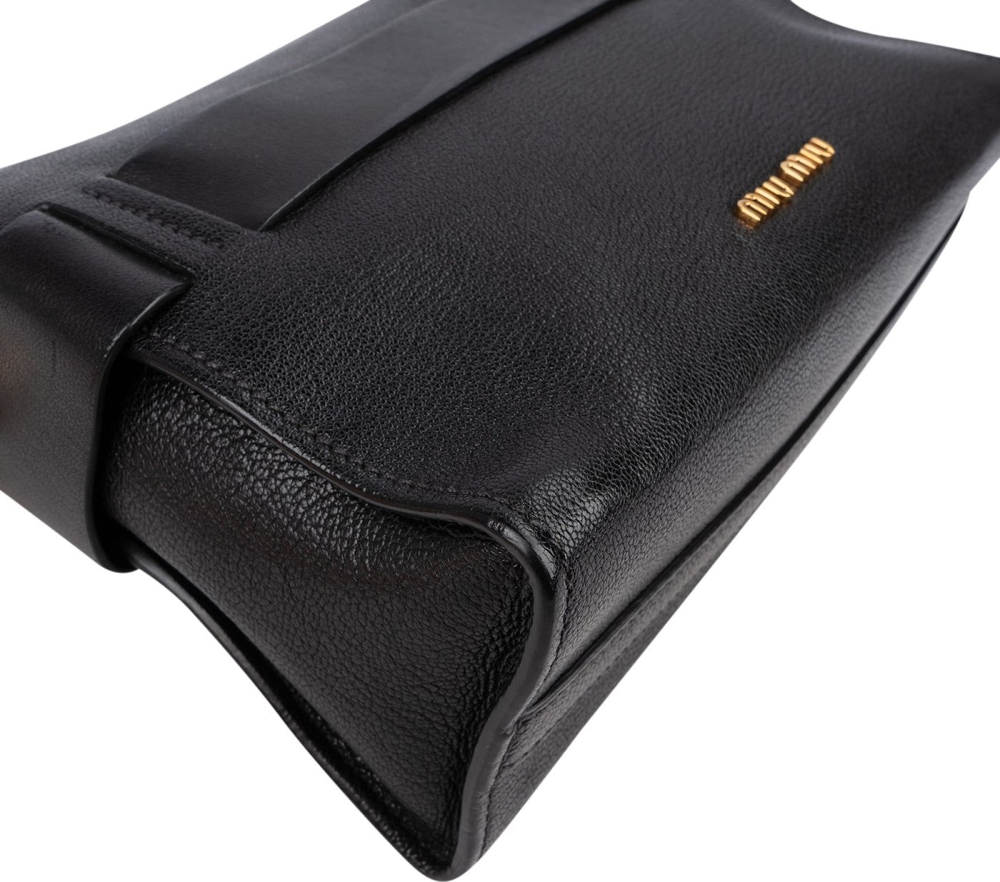 Miu Miu Madras Leather Flap Crossbody Bag