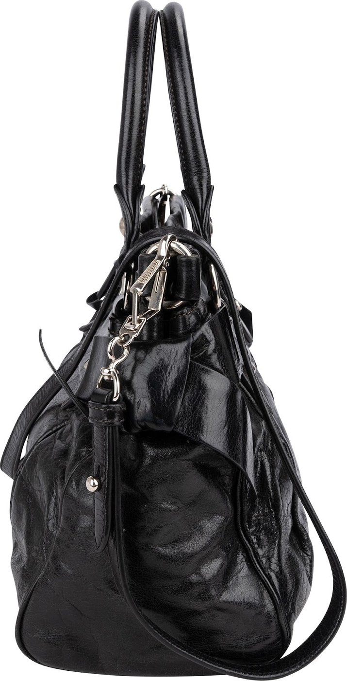 Miu Miu Vitello Lux Leather Handbag