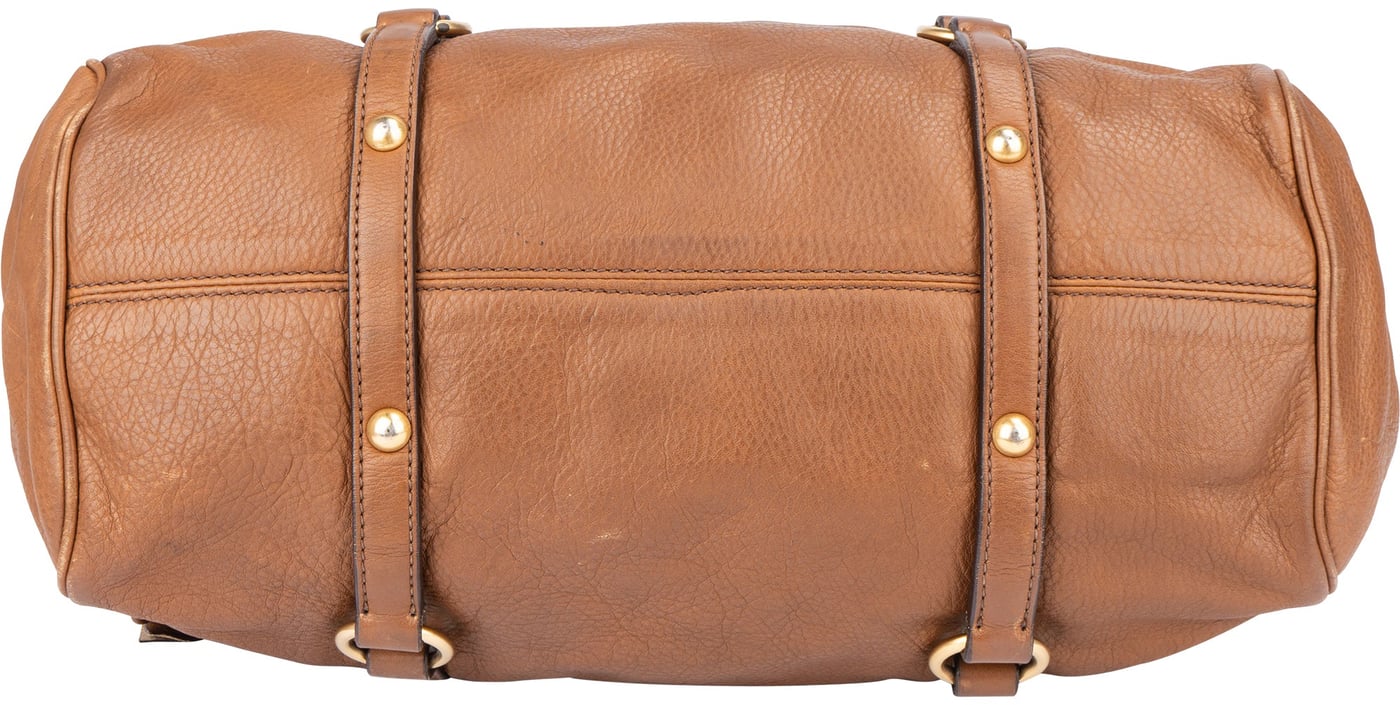 Miu Miu Classic Leather City Handbag