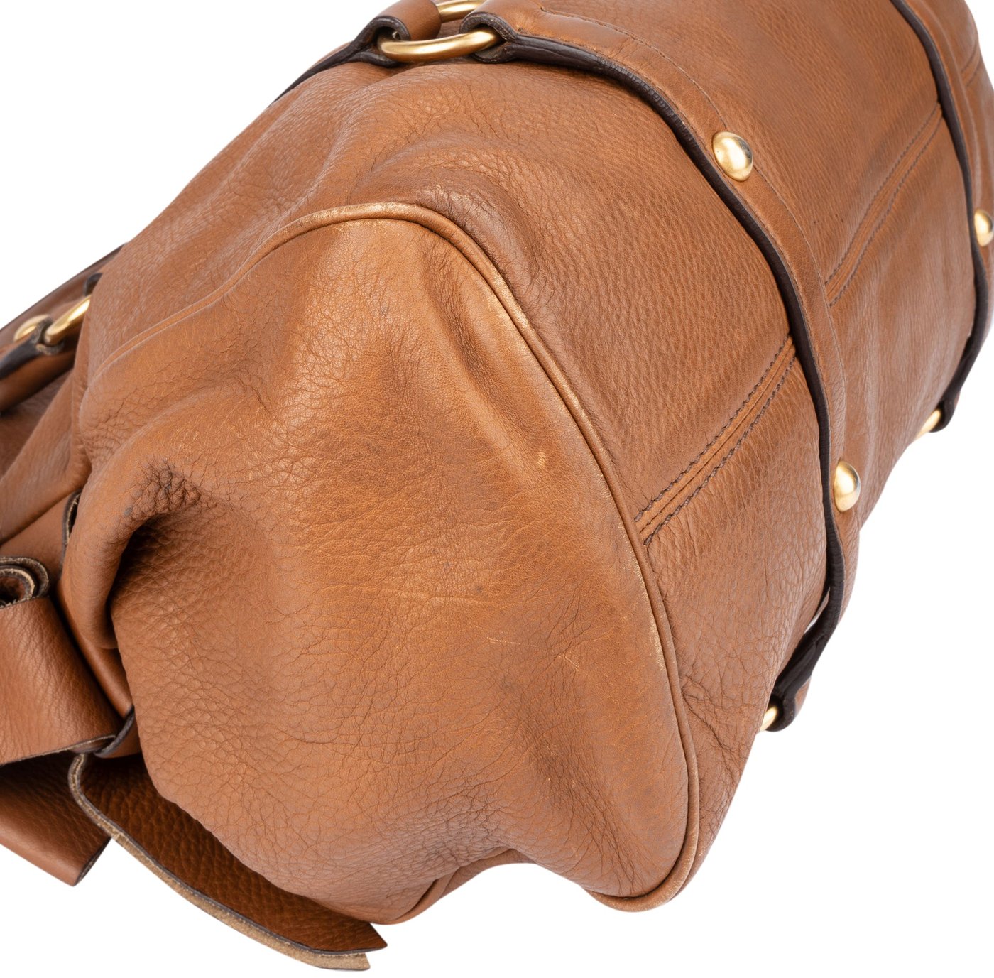 Miu Miu Classic Leather City Handbag