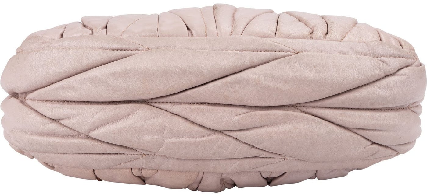 Miu Miu Matelassé Mappa Leather Small Coffer City Shoulder Bag