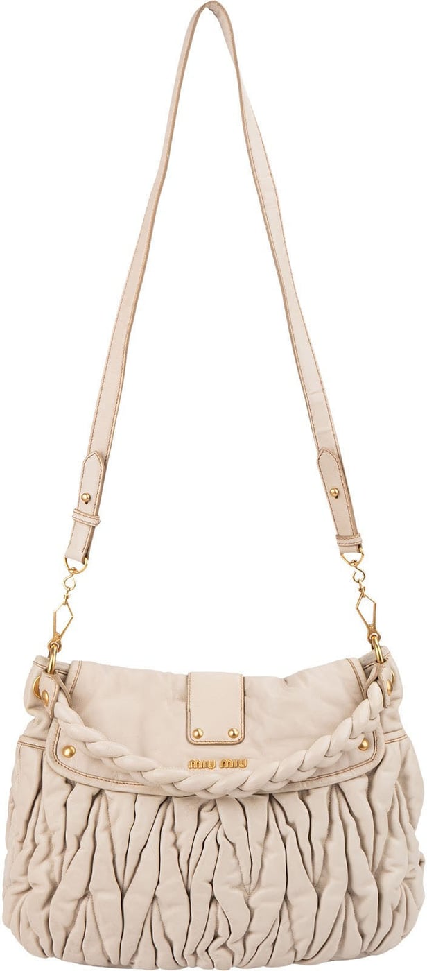 Miu Miu Matelassé Leather Coffer Handbag