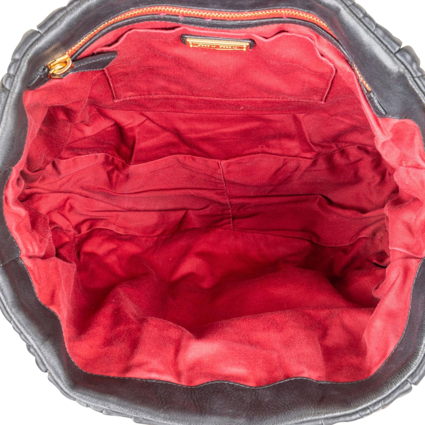 Miu Miu Matelassé Leather Coffer Handbag