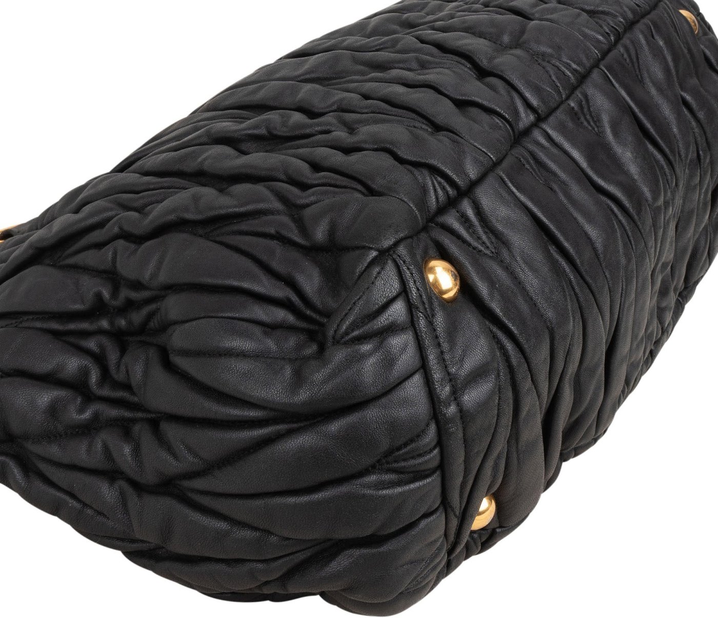Miu Miu Matelassé Leather Coffer Handbag