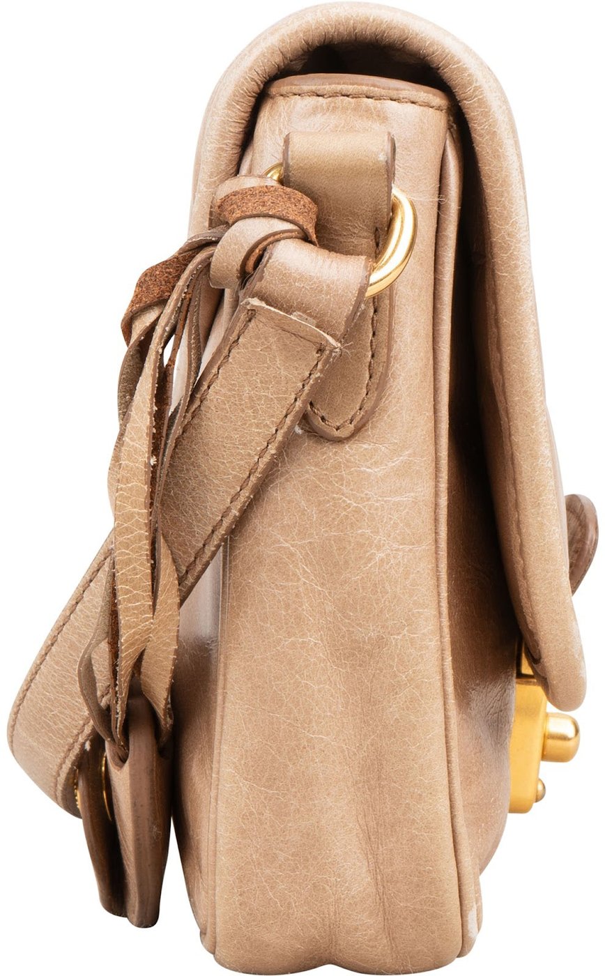 Miu Miu Quilted Vitello Lux Leather Coffer Pochette Crossbody Bag