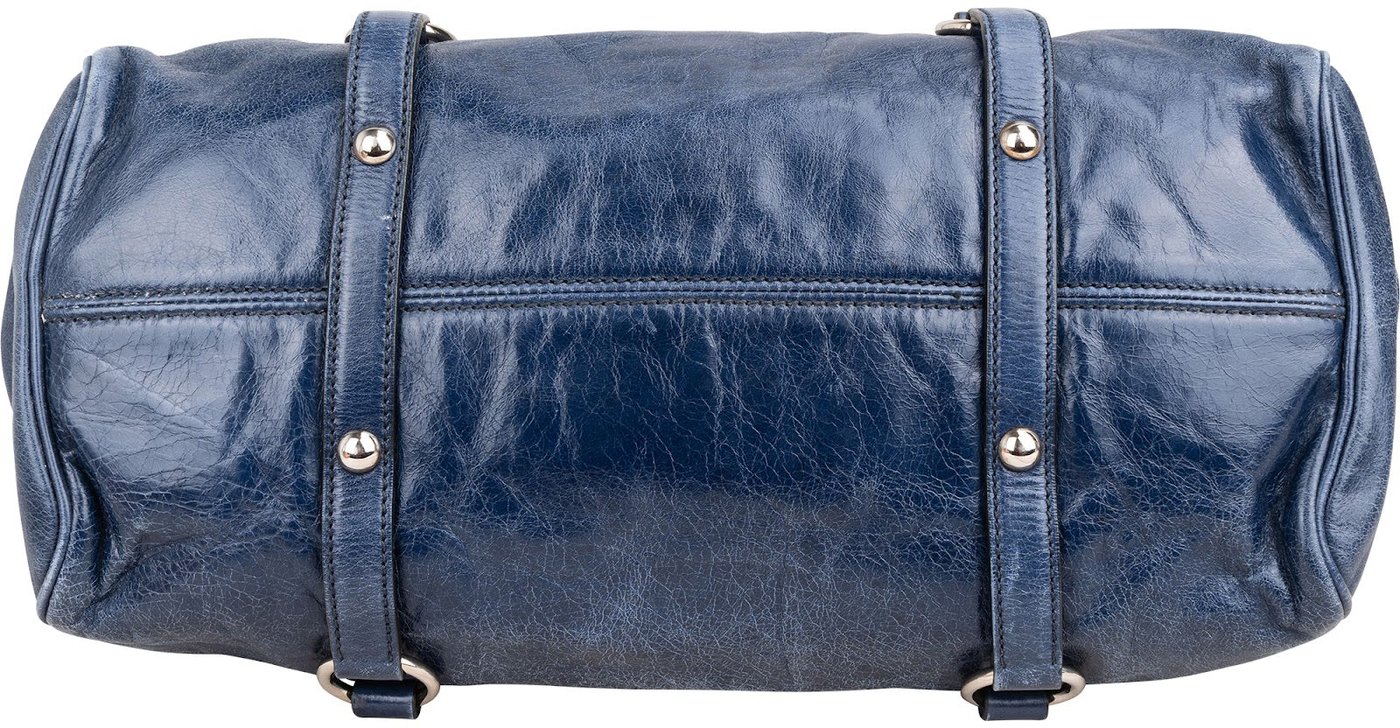 Miu Miu Vitello Lux Leather Bow Satchel Handbag