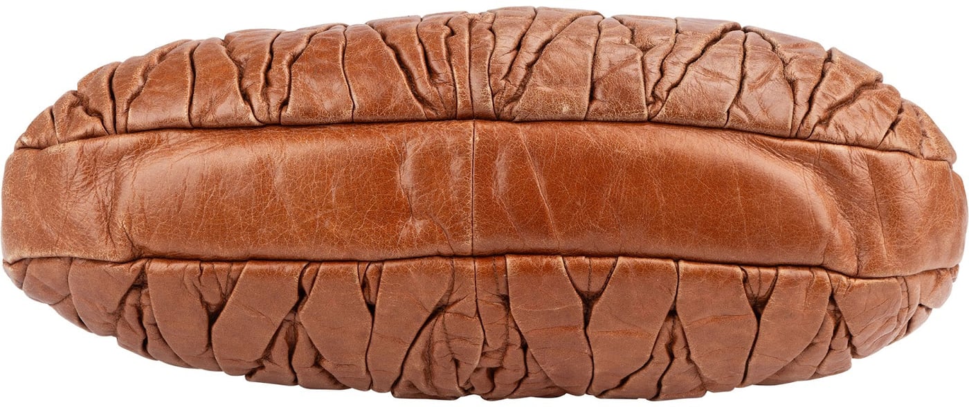 Miu Miu Vitello Lux Leather Coffer Handbag