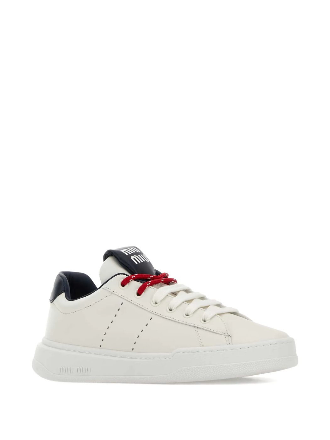 Off-White Minimalist Smooth Leather Sneakers