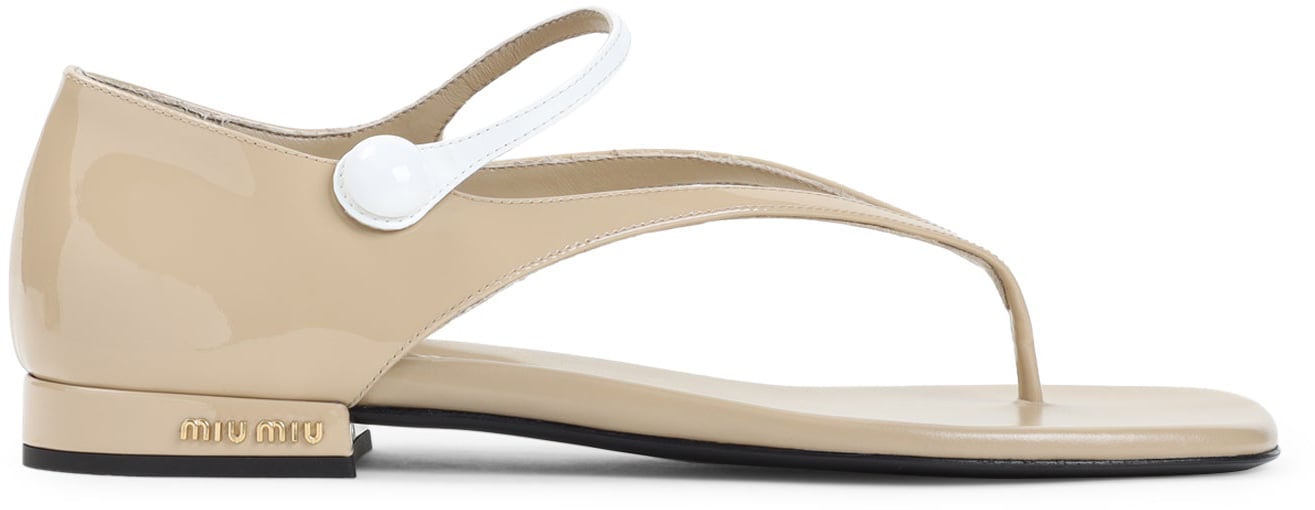Miu Miu Calf Leather Sandals