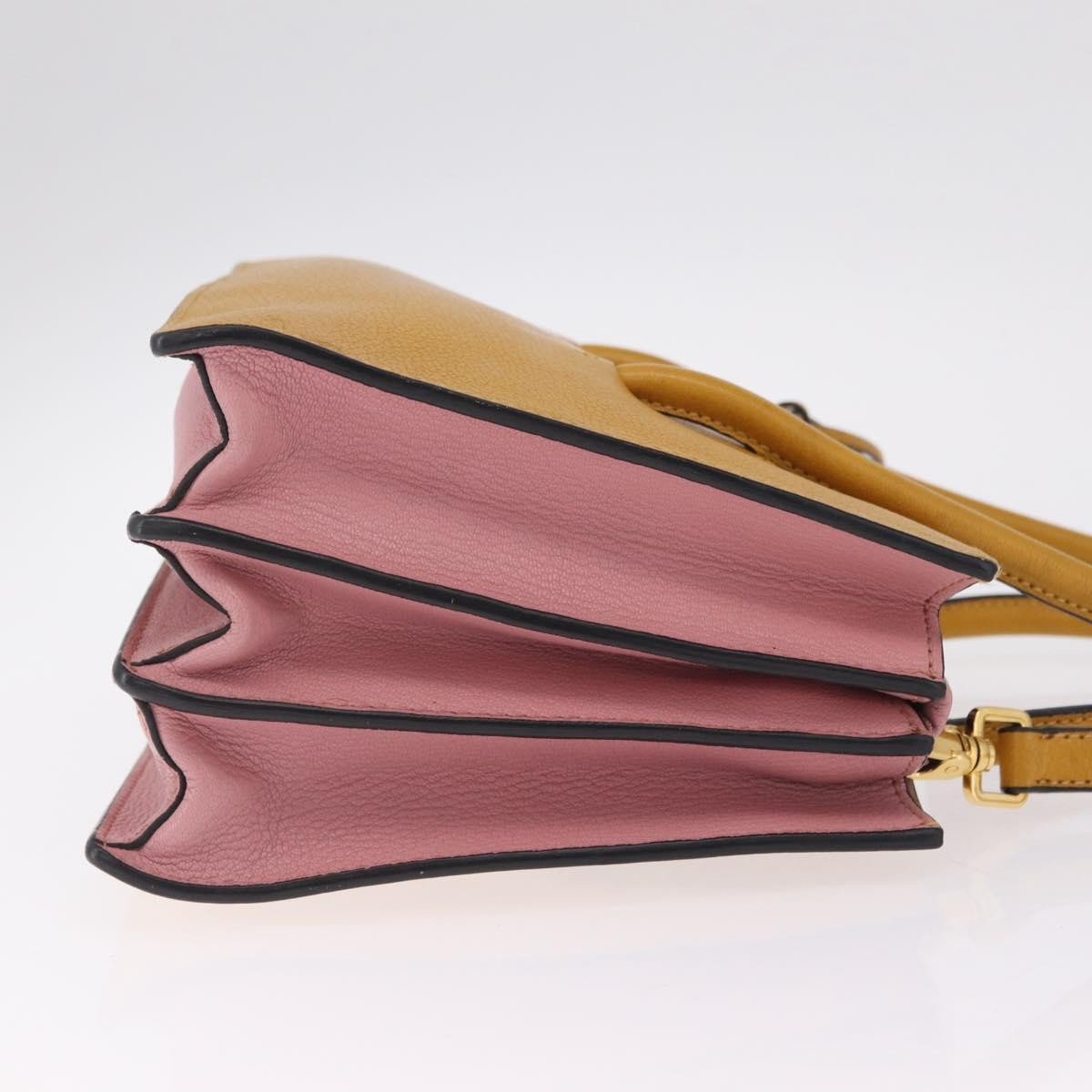Miu Miu Madras Convertible Compartment Leather Medium