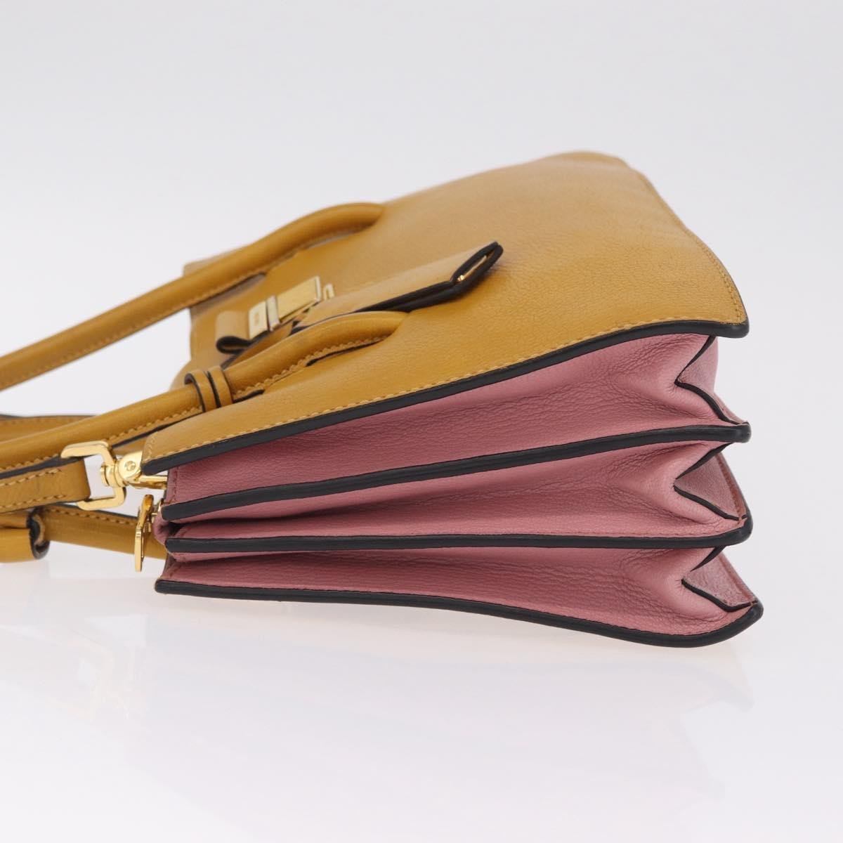 Miu Miu Madras Convertible Compartment Leather Medium