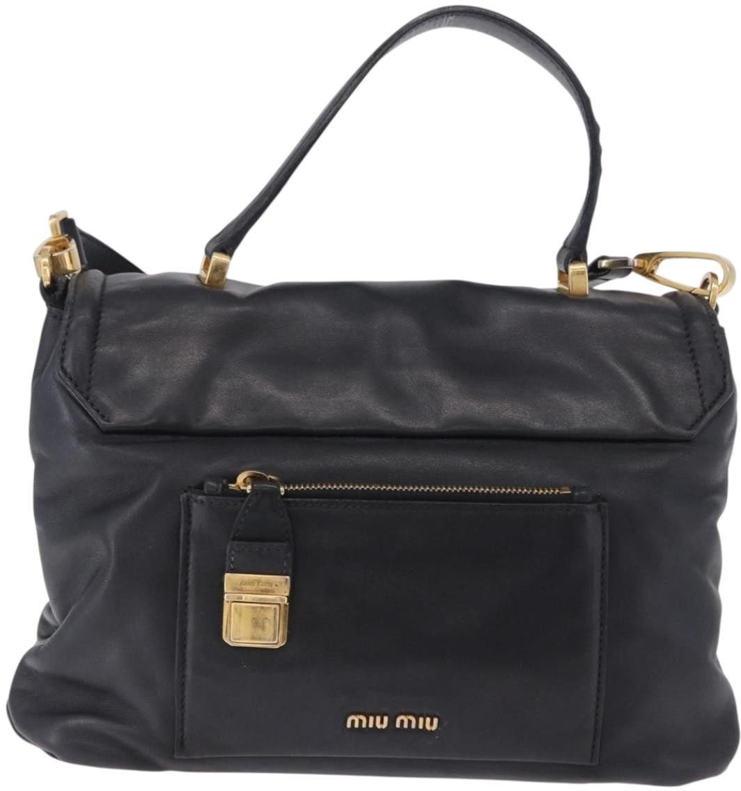 Miu Miu Convertible Flap Top Handle Vitello Soft Medium