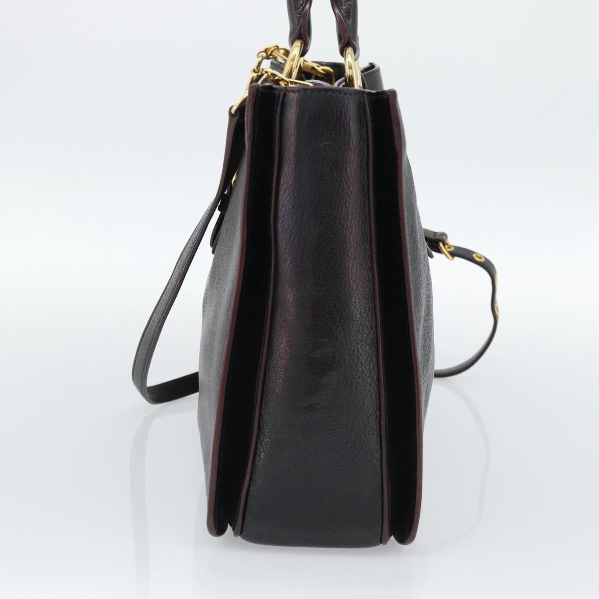Miu Miu Madras Convertible Lock Leather Small