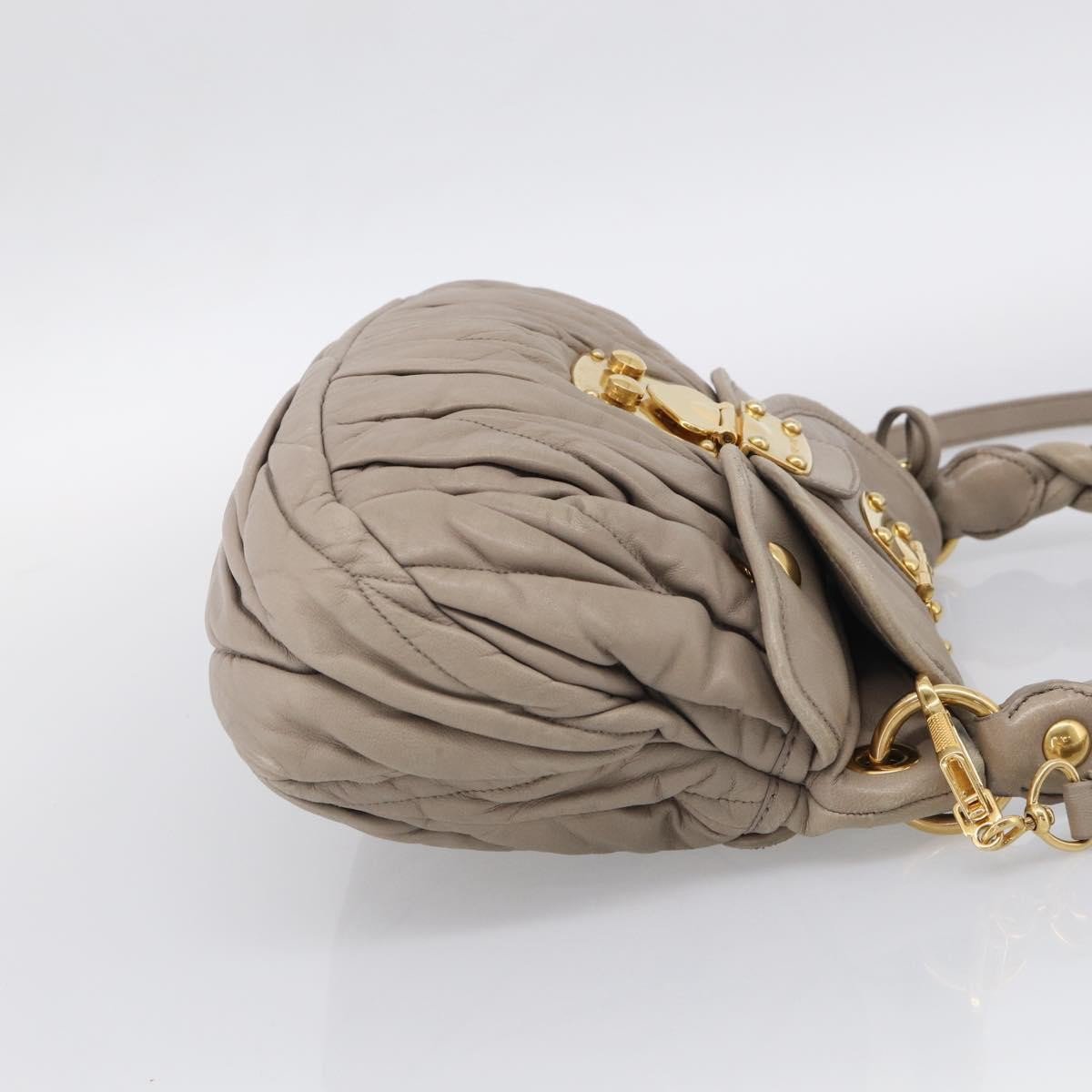 Miu Miu Coffer Hobo Matelasse Leather Large