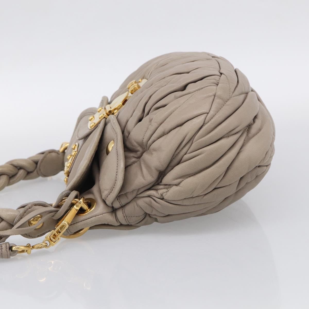 Miu Miu Coffer Hobo Matelasse Leather Large