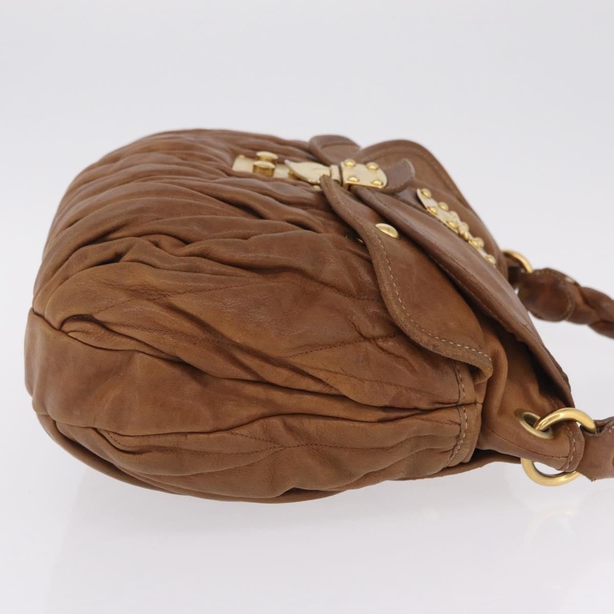 Miu Miu Coffer Convertible Hobo Matelasse Leather Medium