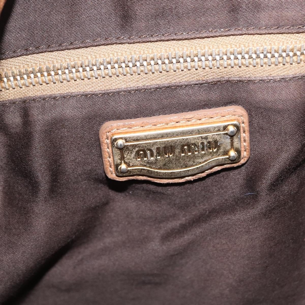Miu Miu Coffer Convertible Hobo Matelasse Leather Medium