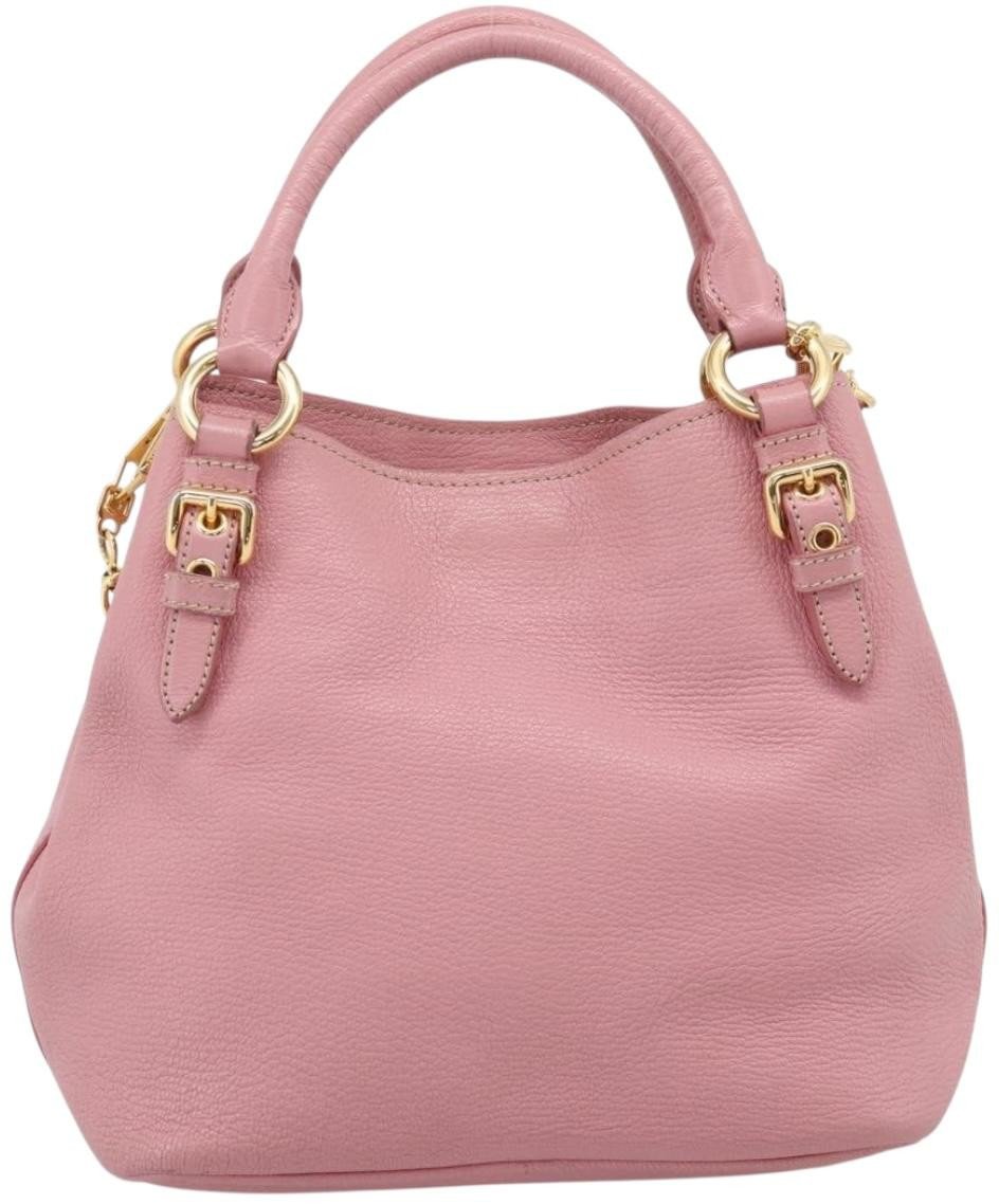 Miu Miu Madras Convertible Leather Medium