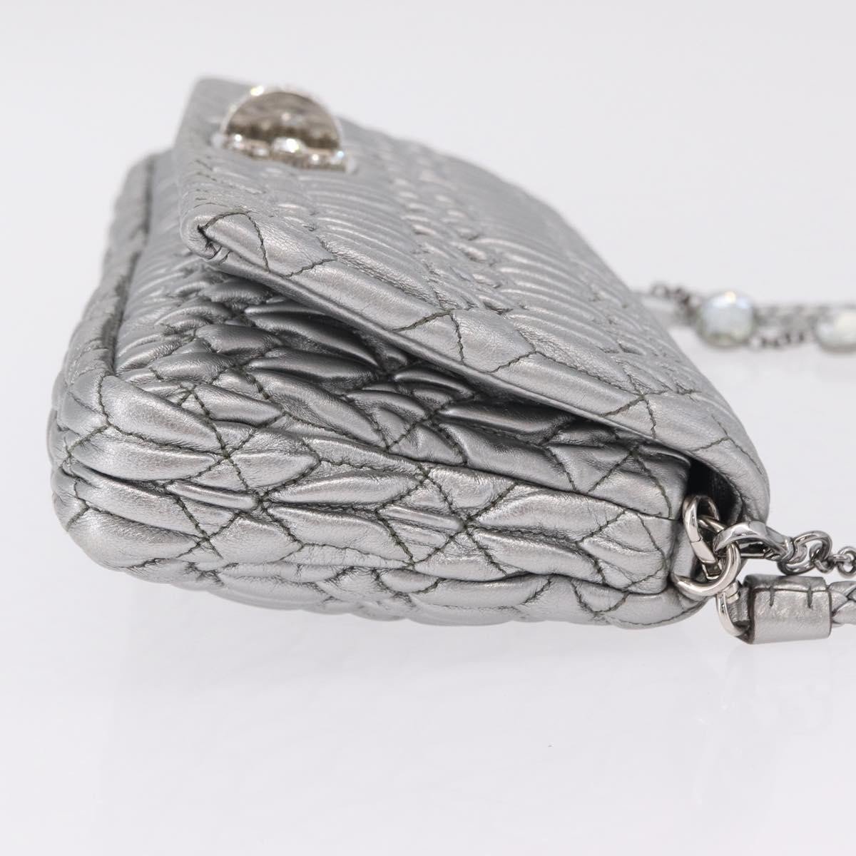 Miu Miu Crystal Clutch Matelasse Leather Medium