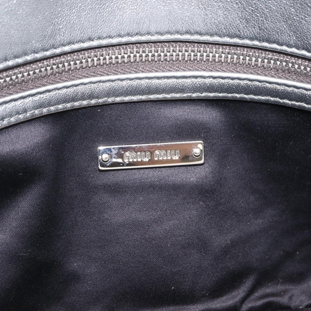 Miu Miu Crystal Clutch Matelasse Leather Medium