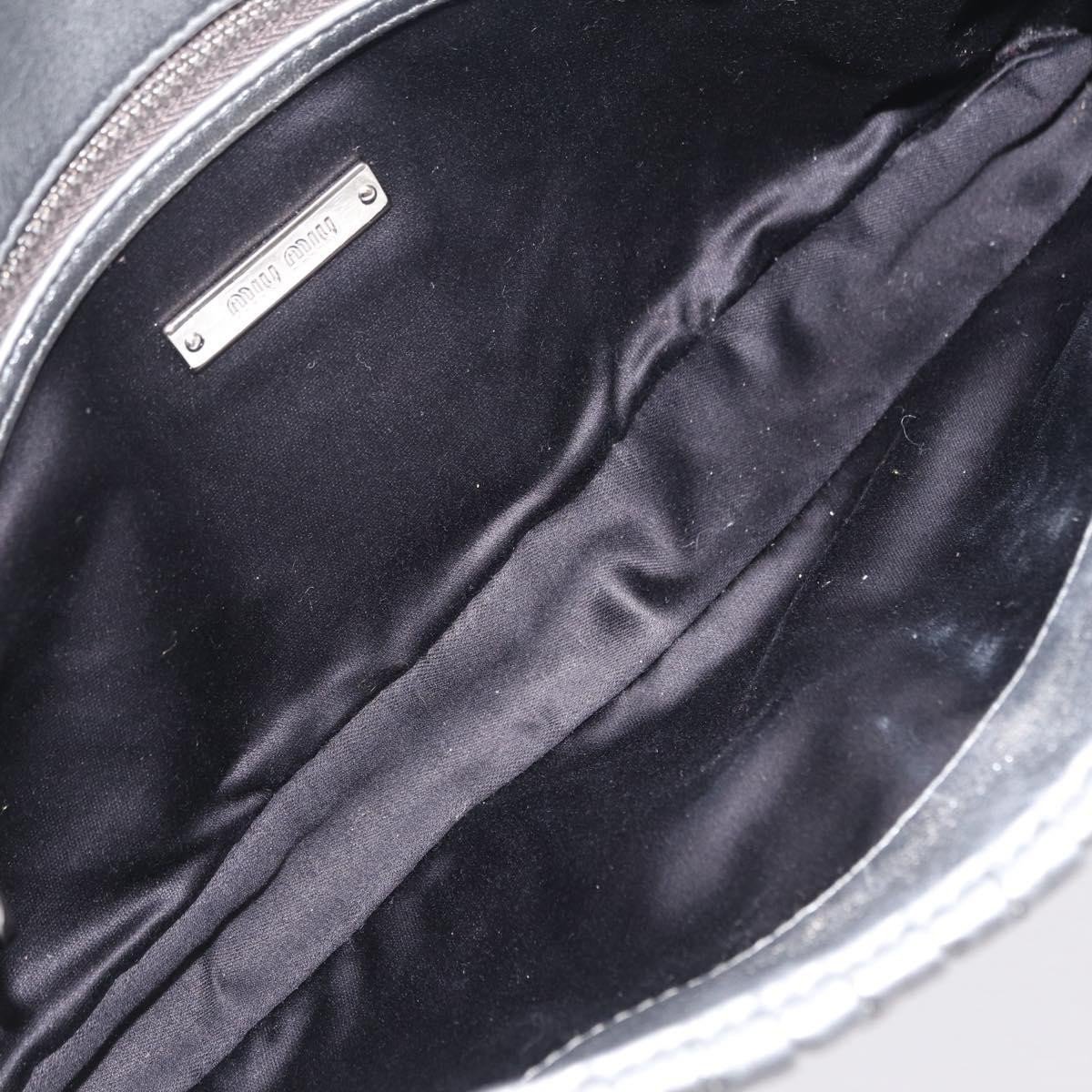 Miu Miu Crystal Clutch Matelasse Leather Medium