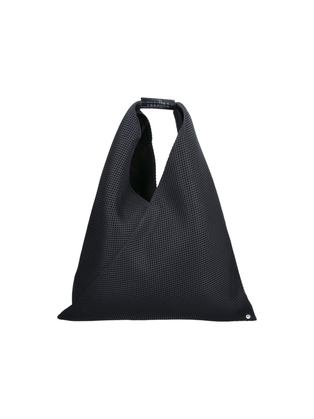 Black Japanese Grid Pattern Shoulder Bag