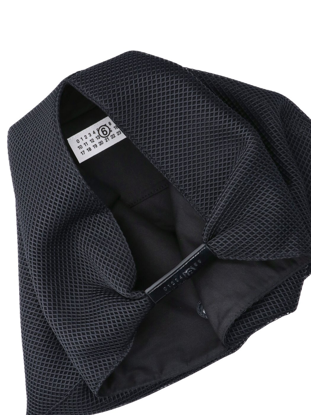 Black Japanese Grid Pattern Shoulder Bag