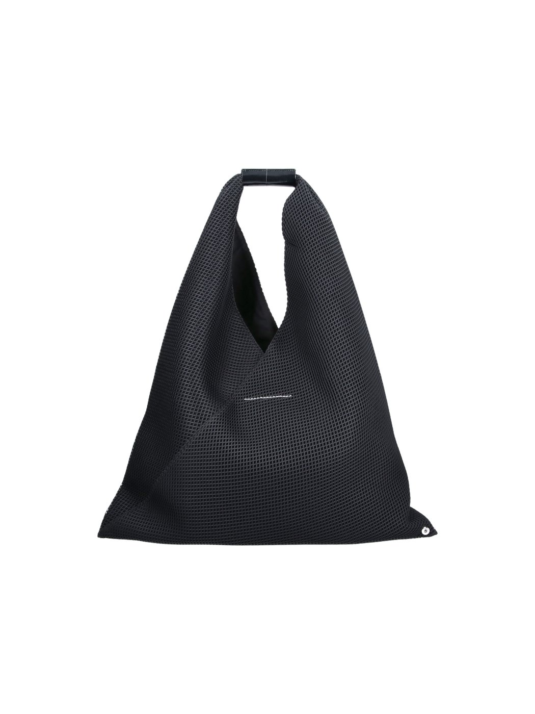 Black Japanese Grid Pattern Shoulder Bag
