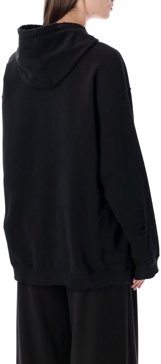 Hoodie Mini Dress Nero