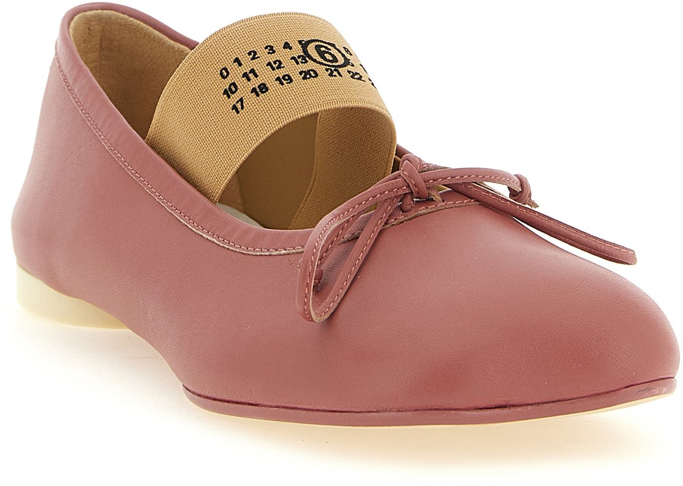 MM6 Maison Margiela Multicolor Lambskin Ballet Flats