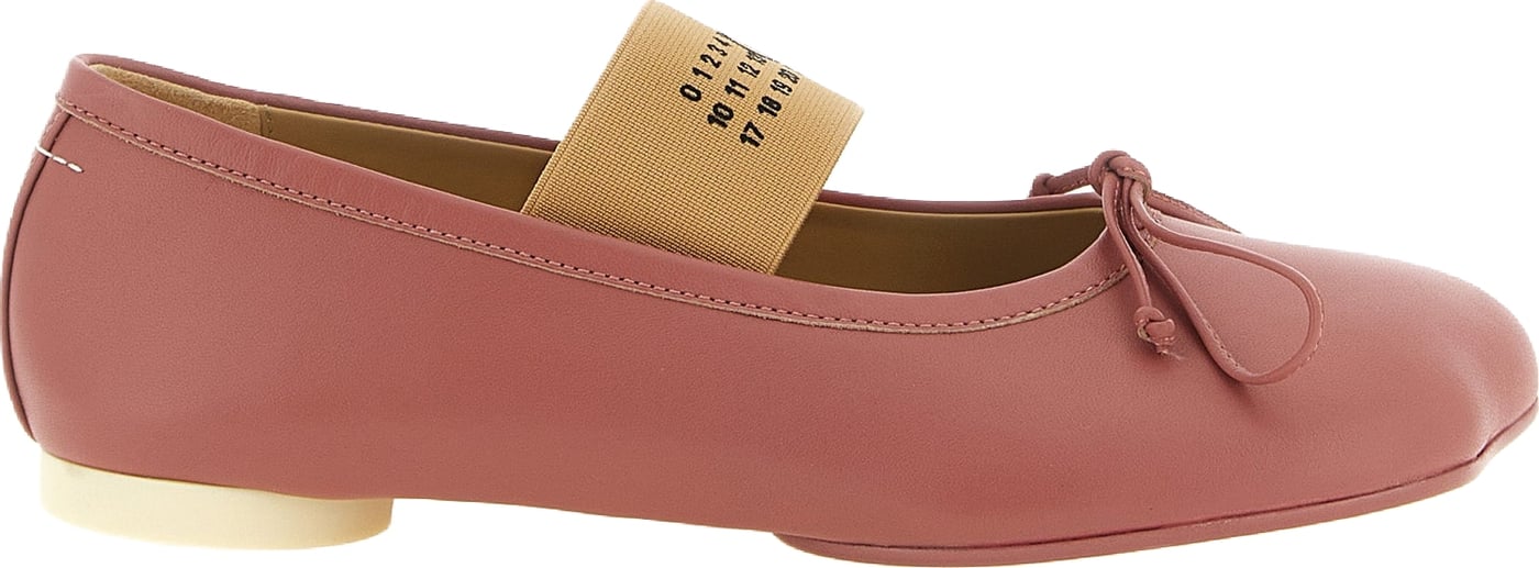 MM6 Maison Margiela Multicolor Lambskin Ballet Flats