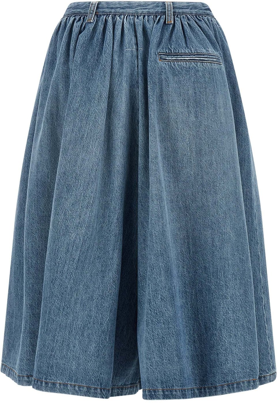 MM6 Maison Margiela Blue Cotton Bermuda Shorts
