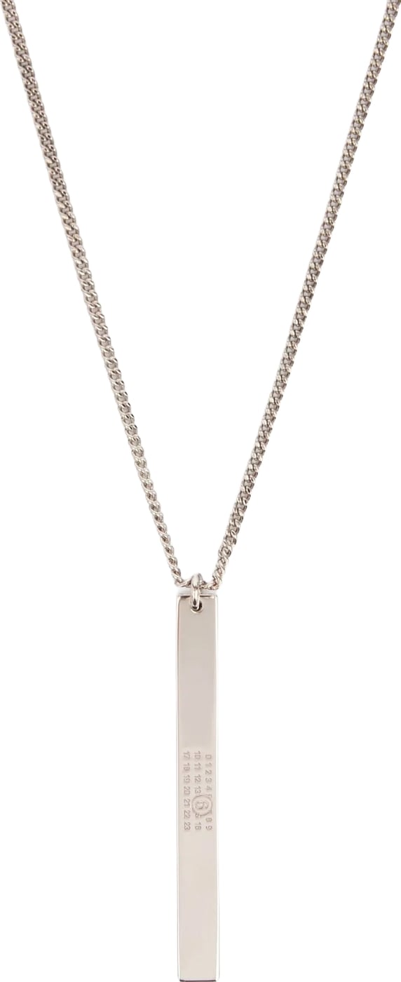 MM6 Maison Margiela Silver Brass Necklace