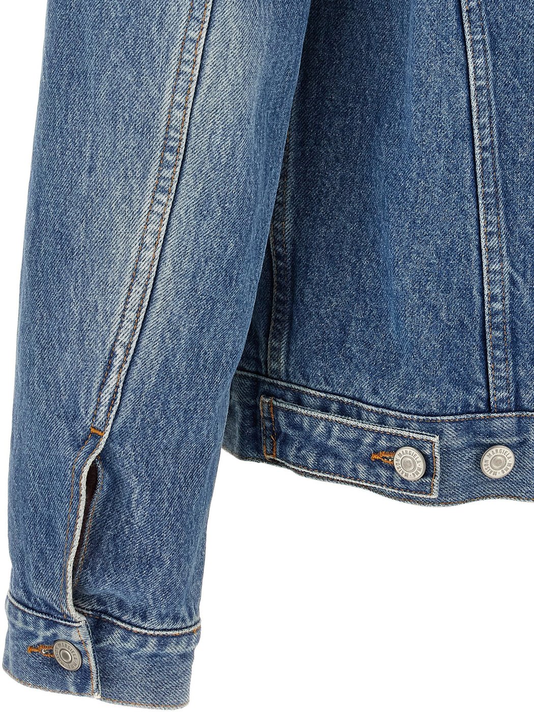MM6 Maison Margiela Blue Cotton Denim Jacket