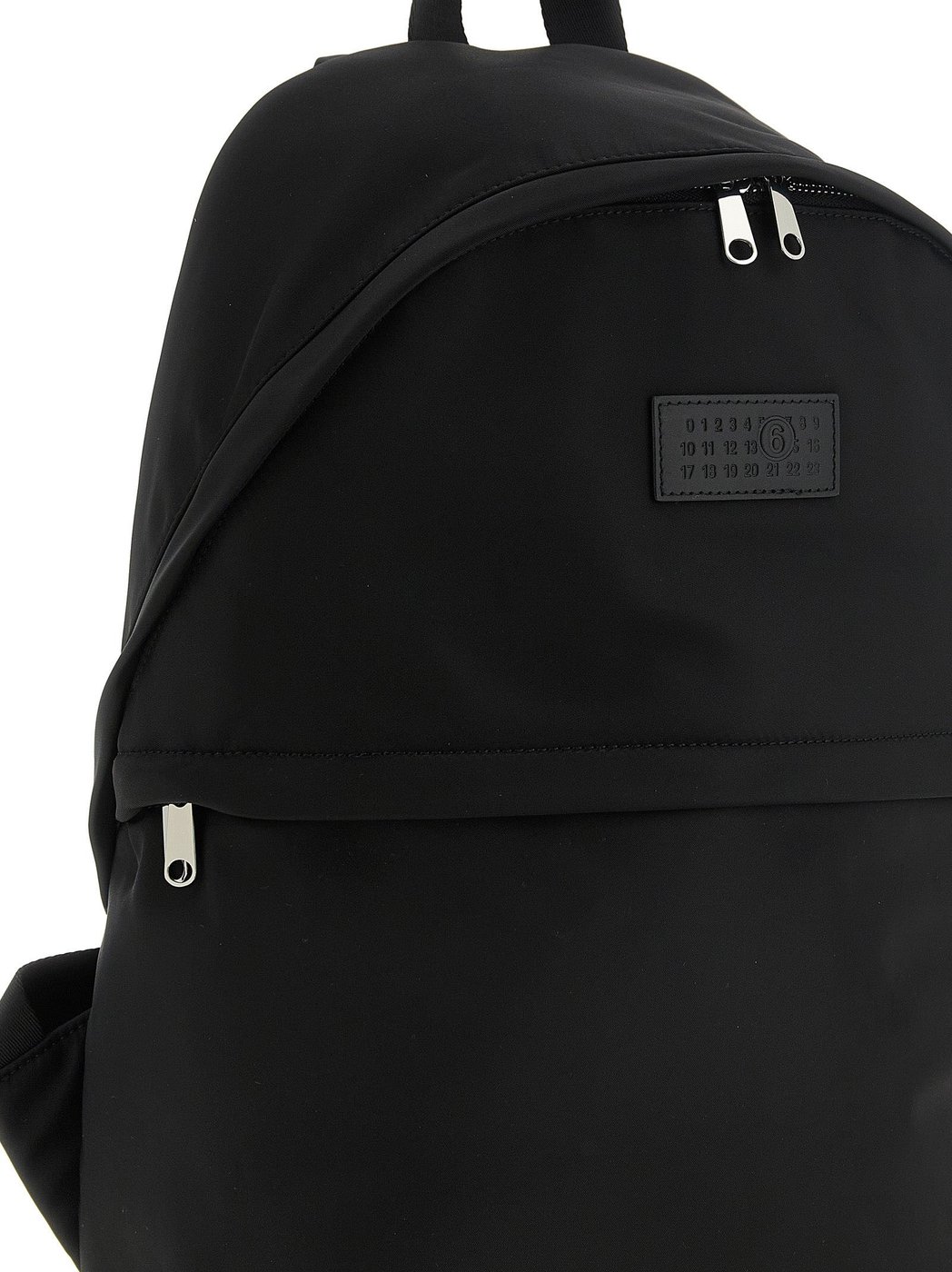Black Polyamide Minimalist Backpack