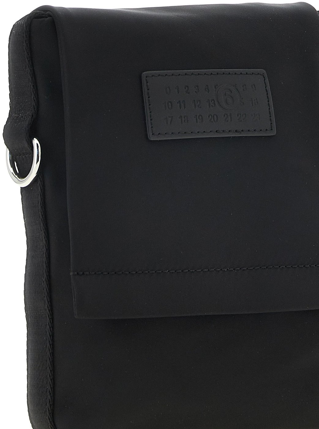 MM6 Maison Margiela Black Polyamide Crossbody Bag